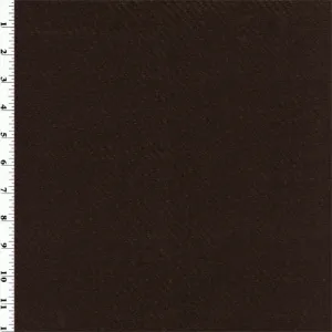 1 1/2 YD PC-Twill Texture Vinyl - Dark Chocolate Brown Fabric