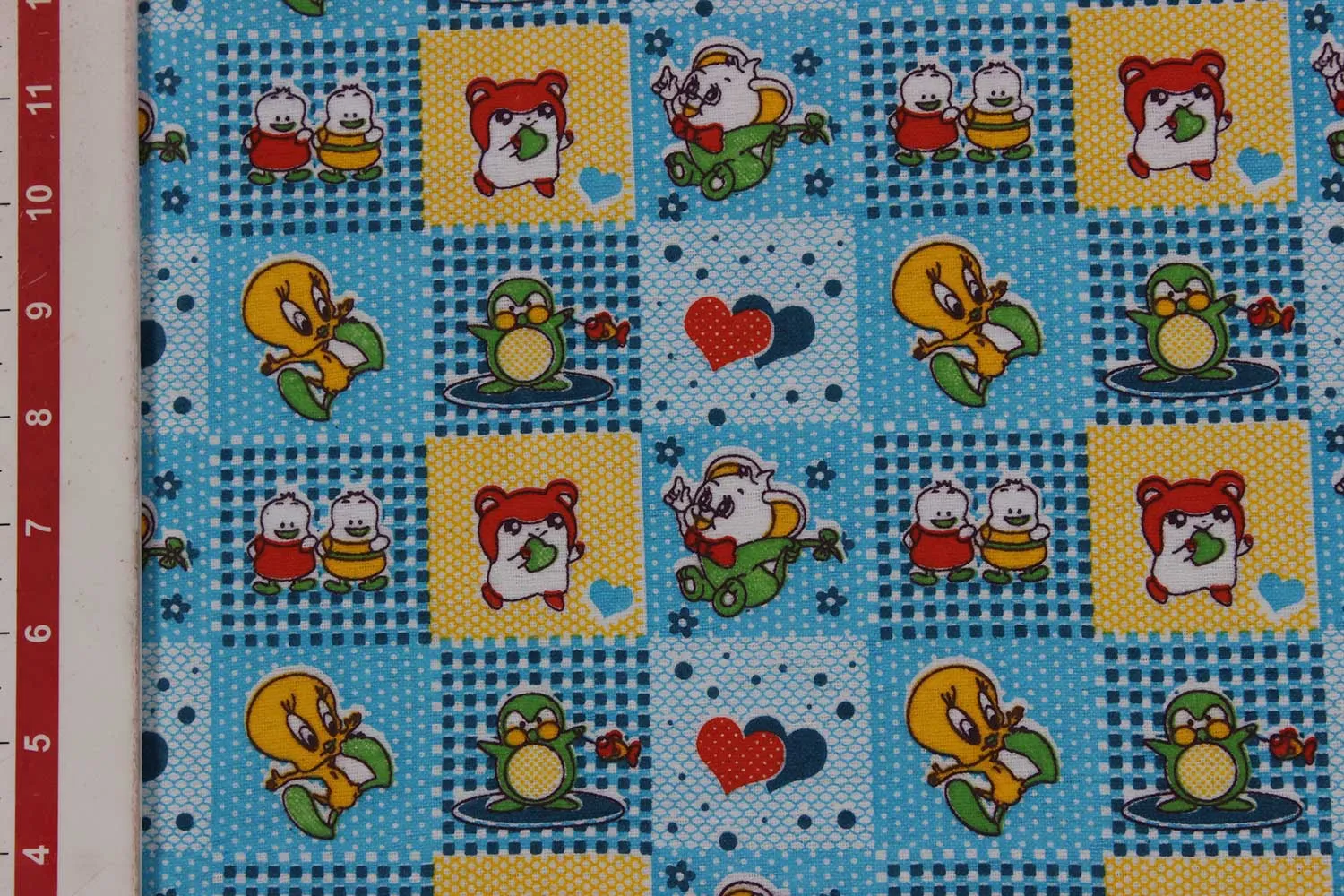 Blue Flannel Cotton Fabric