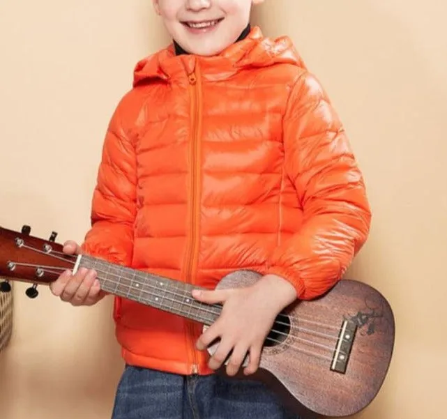 Candy Color Hooded Coats