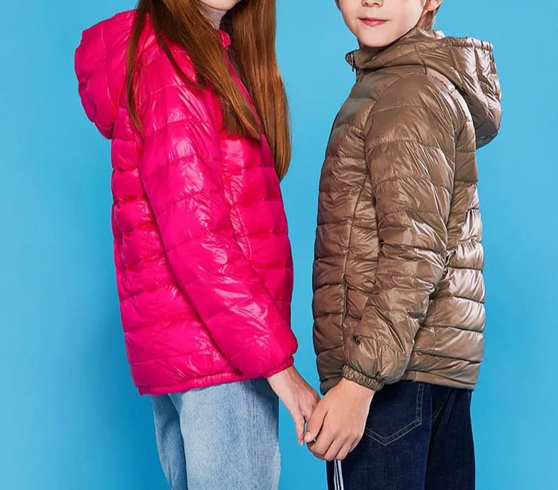 Candy Color Hooded Coats