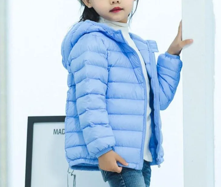 Candy Color Hooded Coats