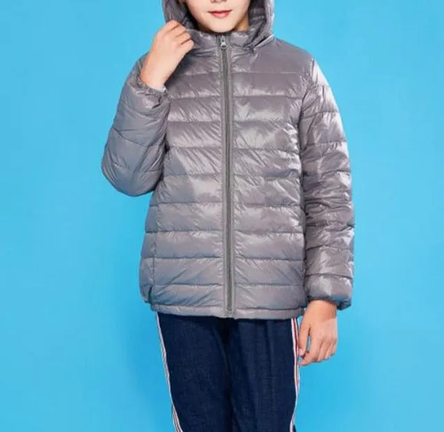 Candy Color Hooded Coats