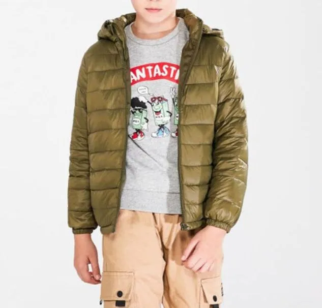 Candy Color Hooded Coats
