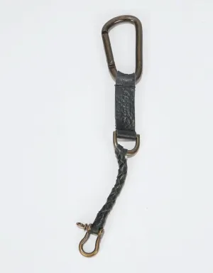 Dickies Vansant Leather Keychain - Black