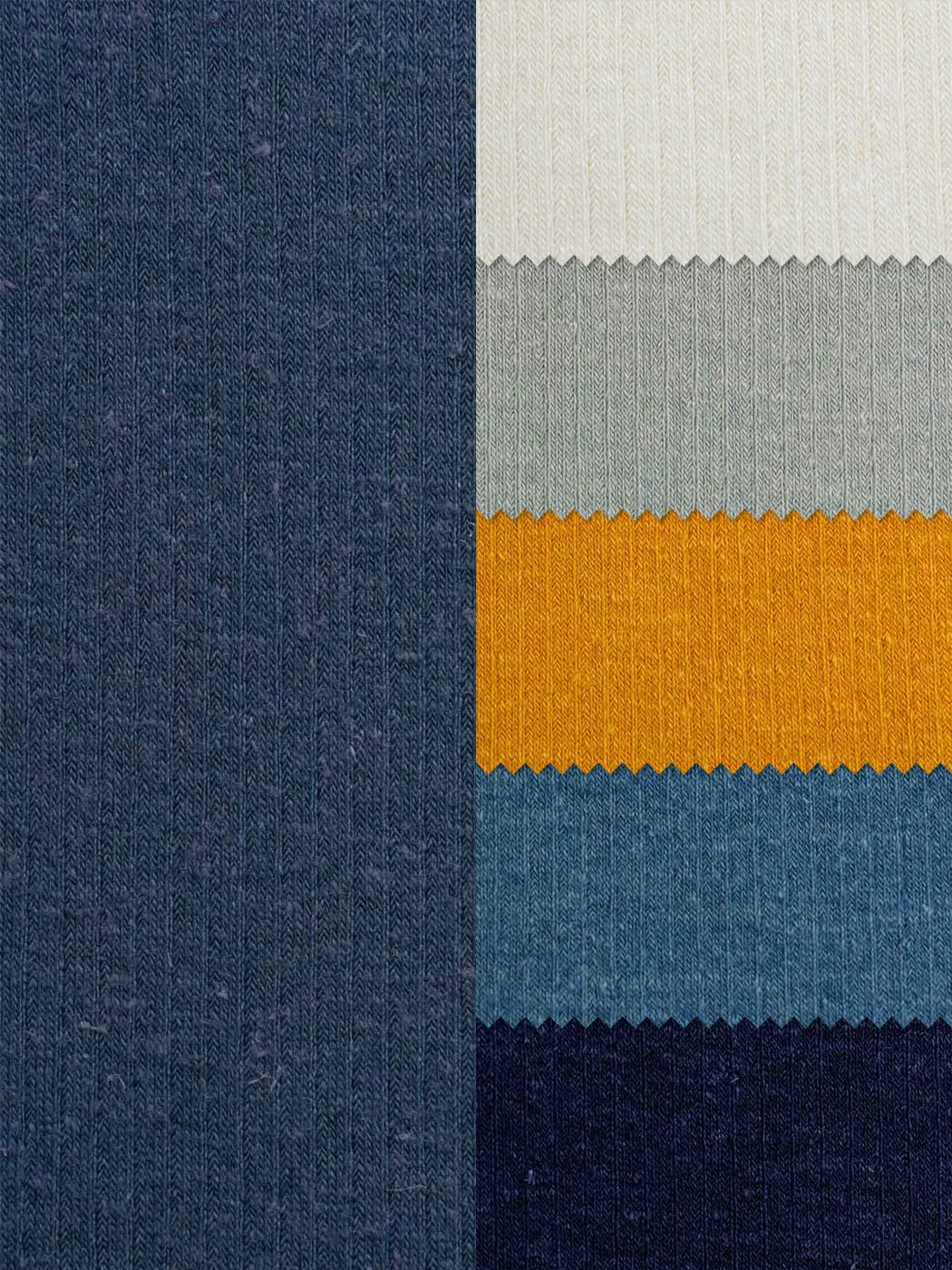 Hemp & Tencel & Wool Blend Heavy Weight Jersey (KJ8151)
