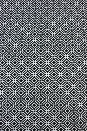 Intertwined on Black Nylon Spandex Tricot | Designer Deadstock