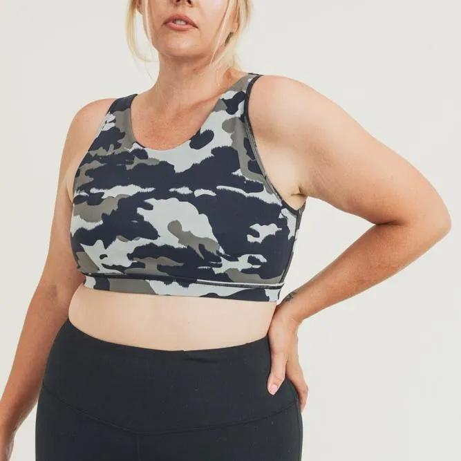 JUNGLE CAMO SPORTS BRA
