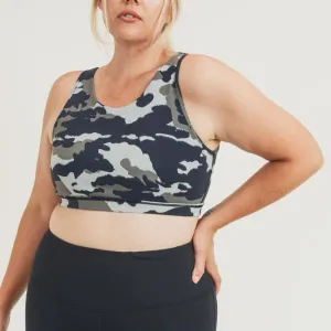 JUNGLE CAMO SPORTS BRA