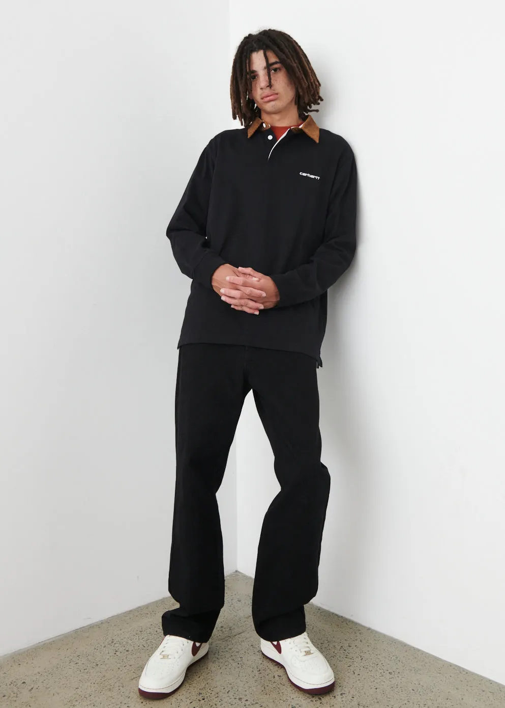 Long-Sleeve Rugby Polo
