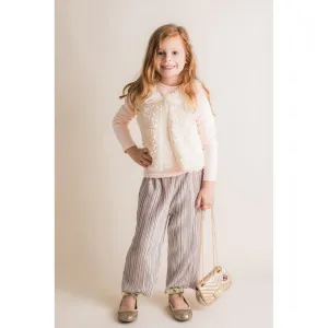 Mae Li Rose Blush Pleated Pants