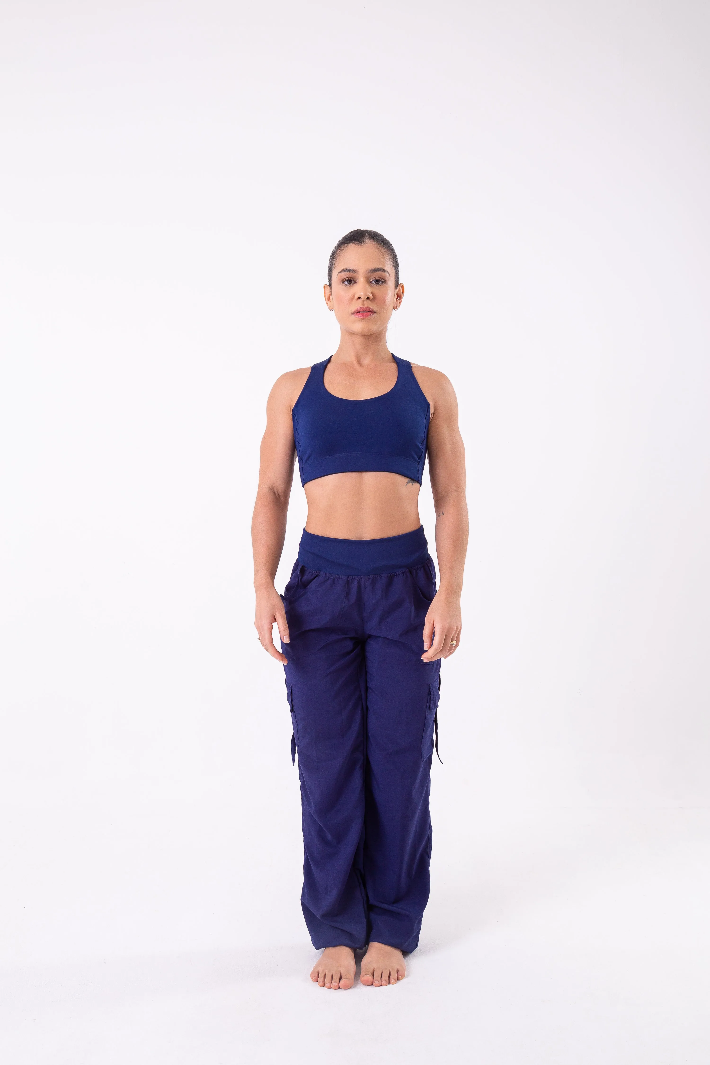 Navy Cargo Pant