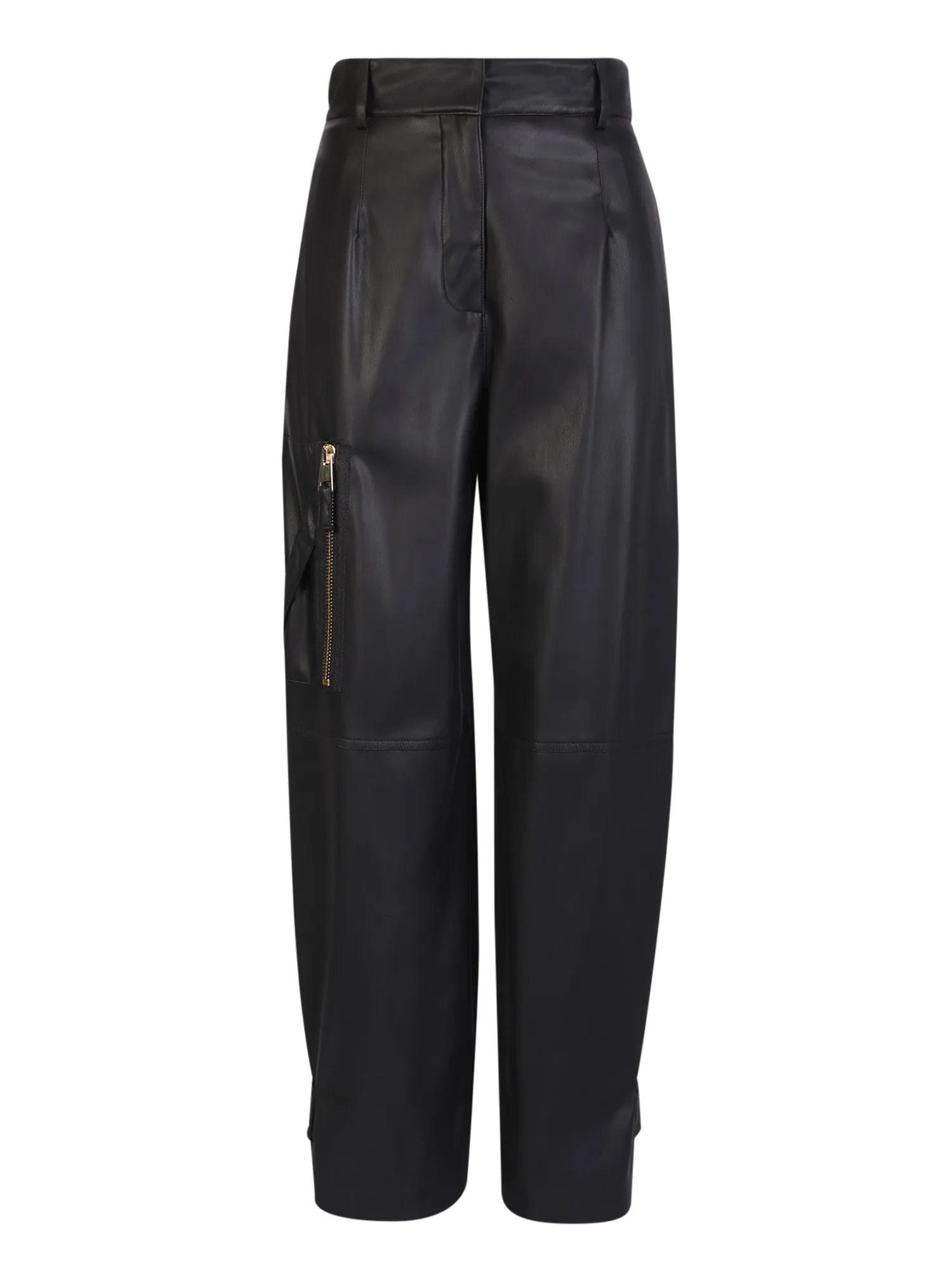 Oversized cargo pants in wool blend