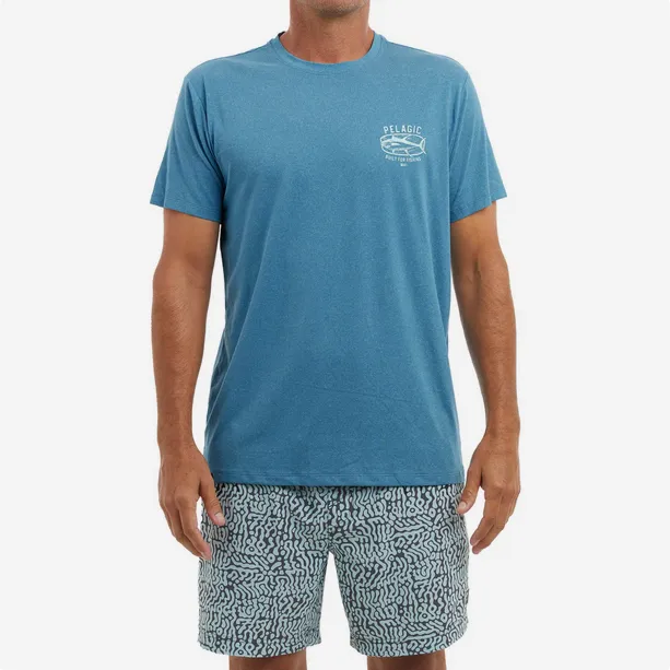 PELAGIC  Stratos Map Fish Performance Shirt