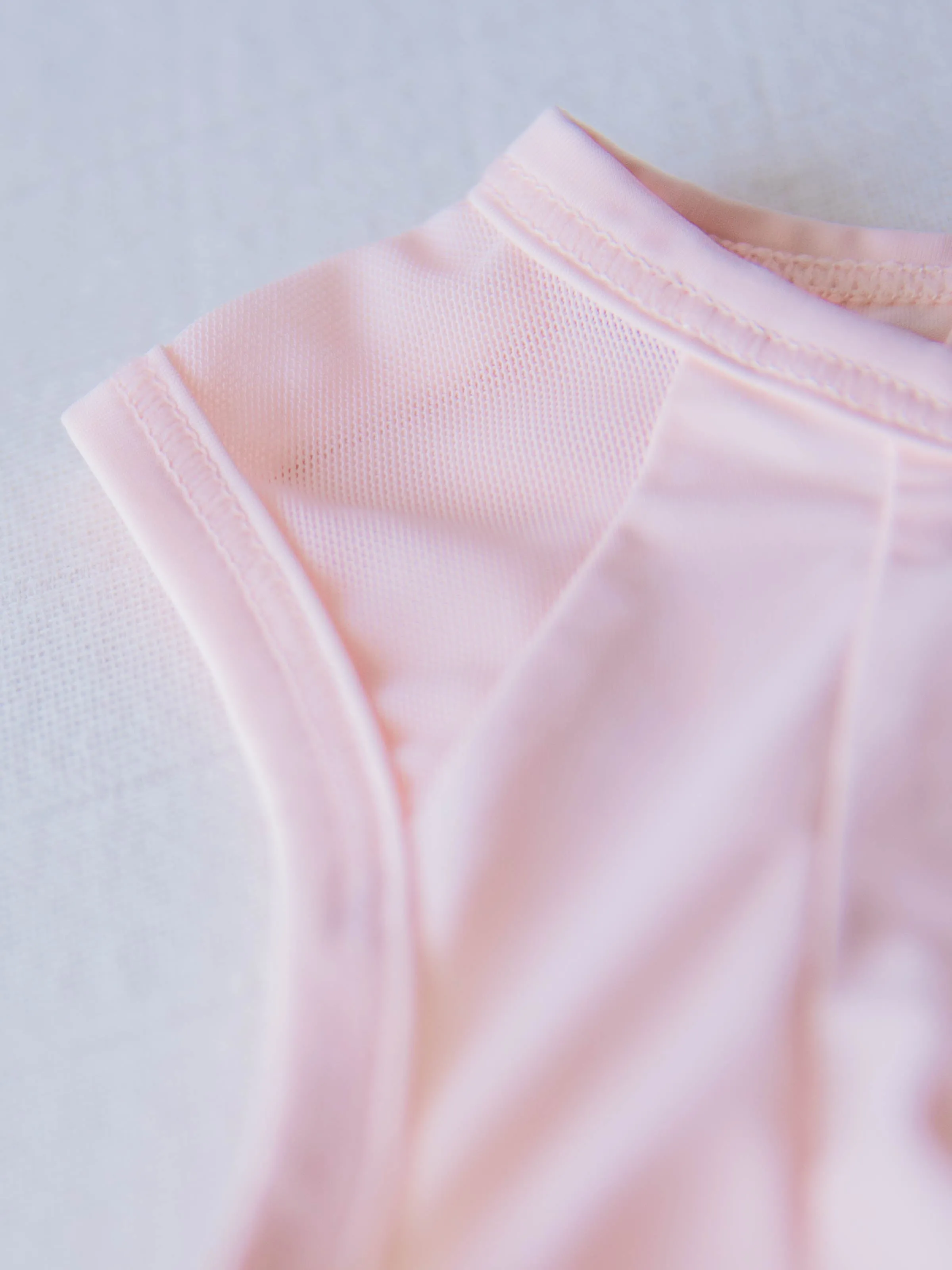 Pleated Tank Top - Light Pink