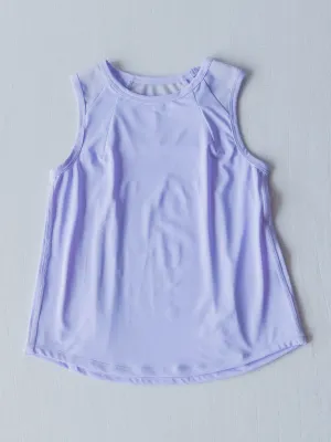 Pleated Tank Top - Purple Aura