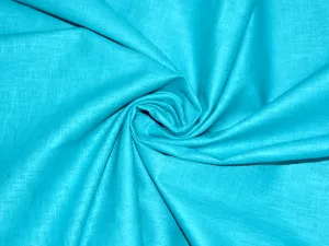 Precut of 2 Meter Teal Premium Linen 60 Lea Fabric