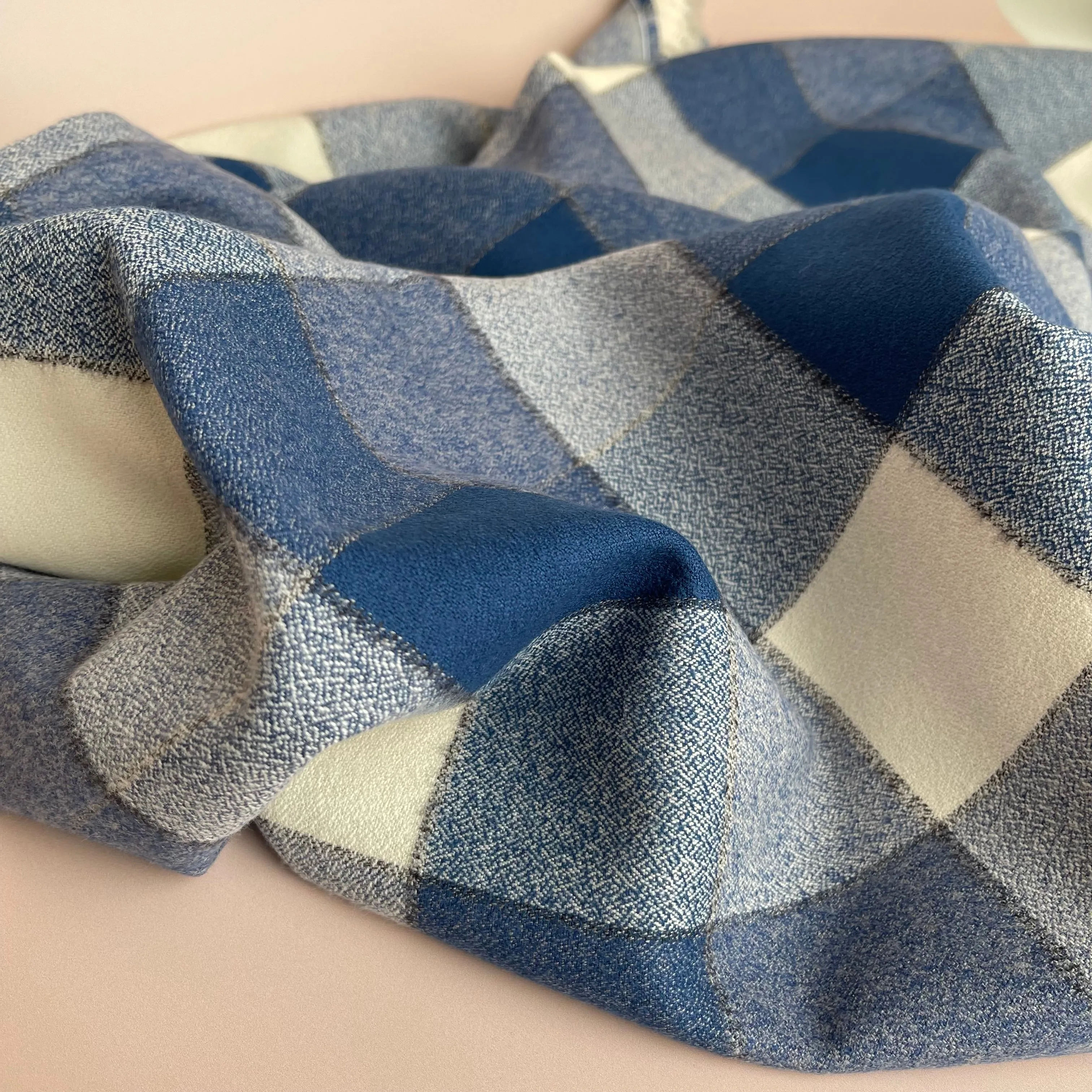 REMNANT 0.48 Metre - Denim Mammoth Cotton Flannel