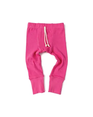 rib knit pant CO - punch