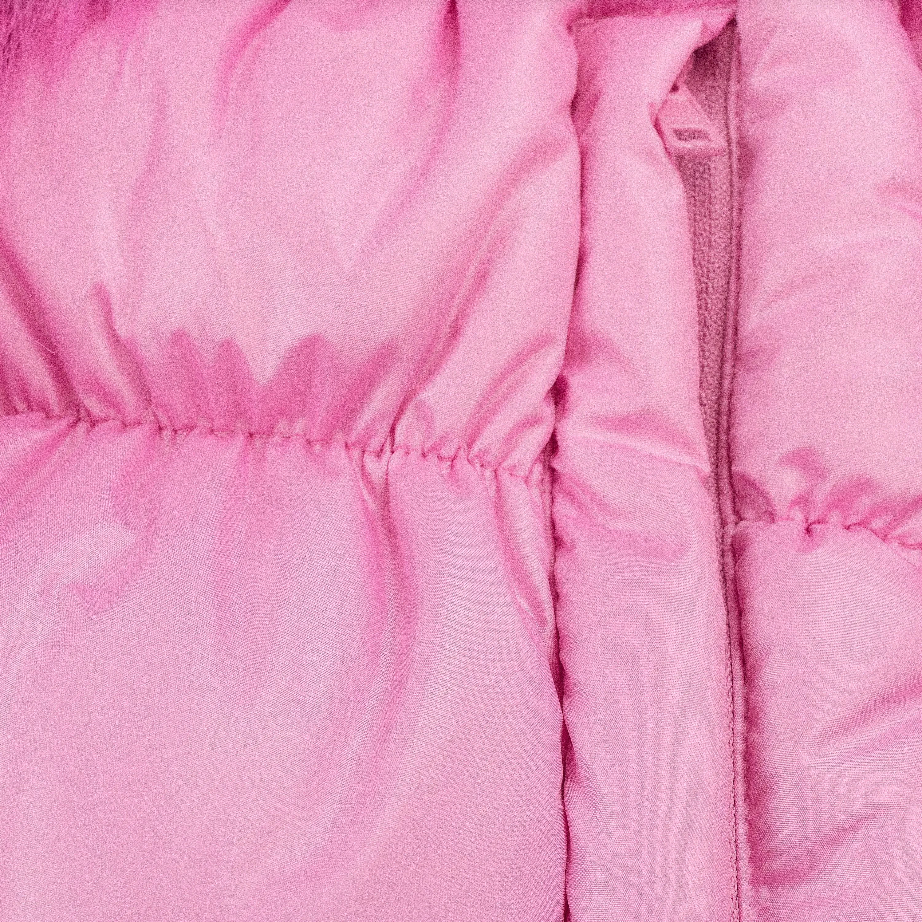 WOVEN FUR PUFFER
